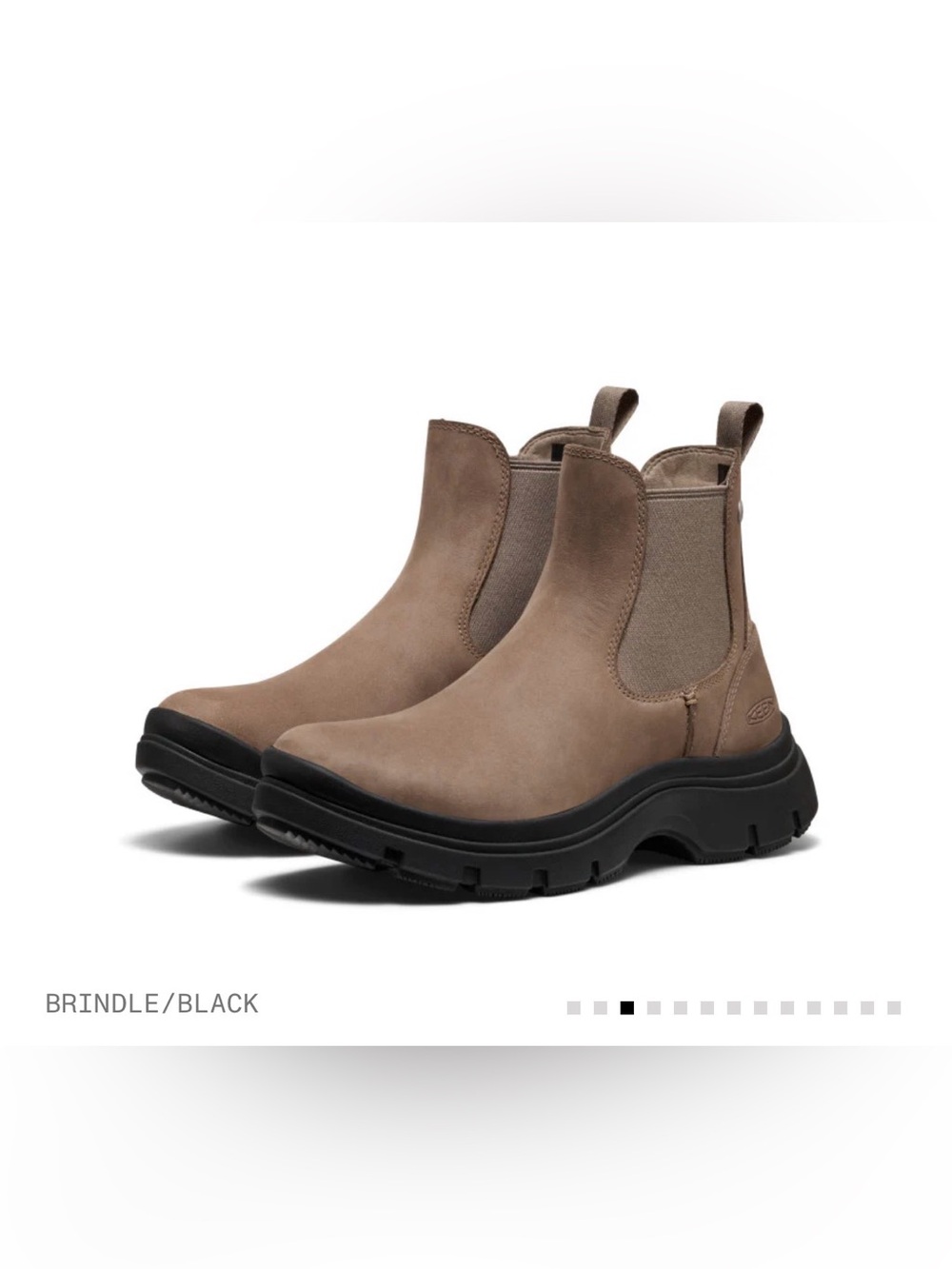 KEEN Women's Kosa Chelsea Boot in Brindle/Black